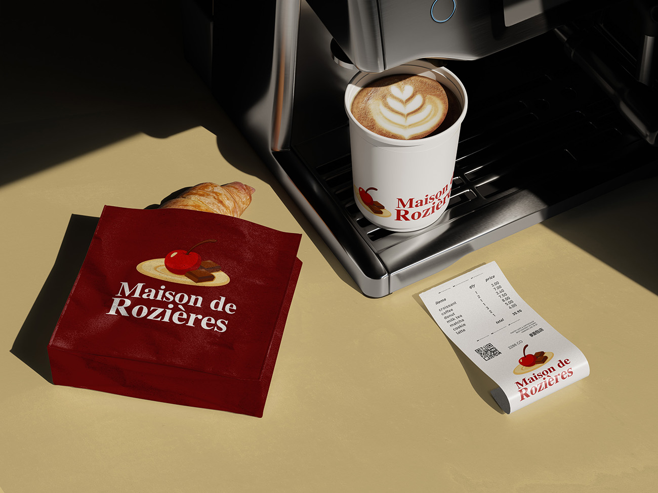 High Quality Cafe Branding Mockup